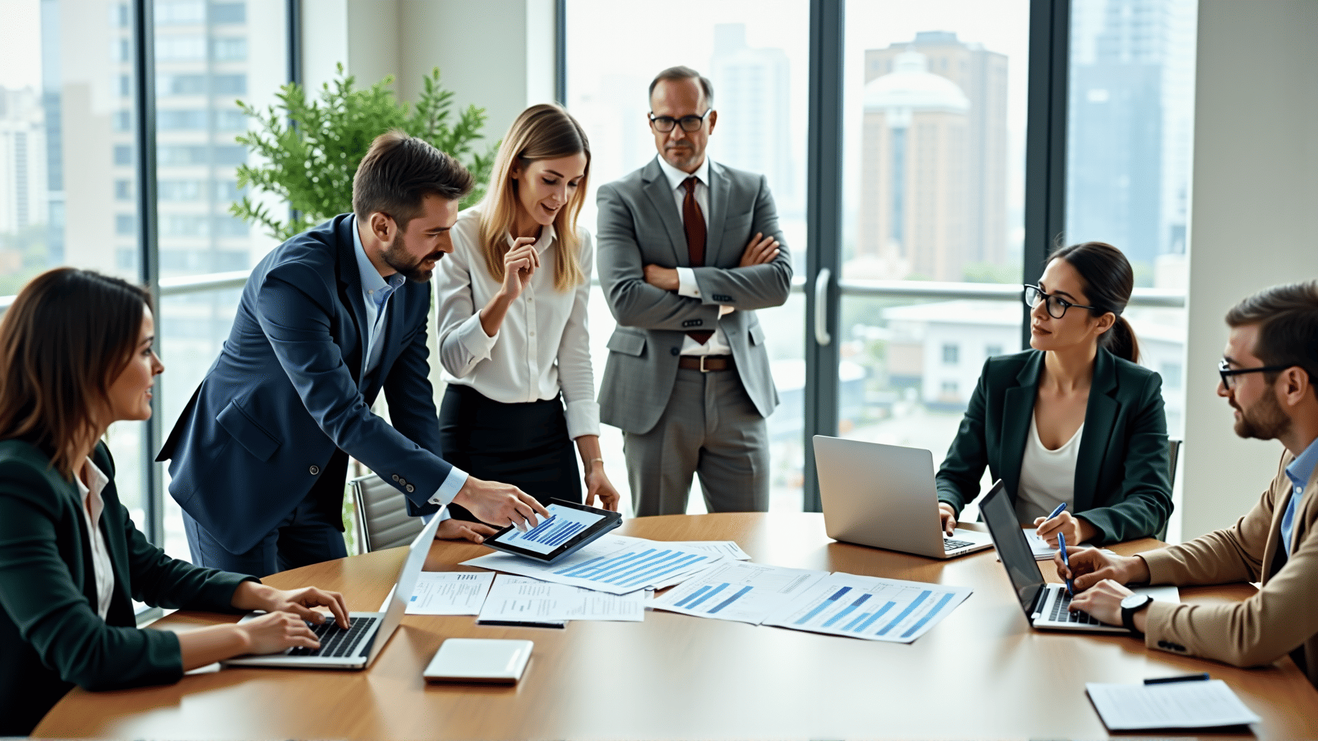 Business banking services discussion